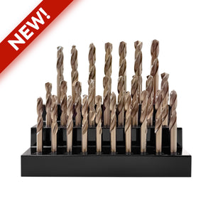 YG-1 A–Z Letter Stub Drill Bit Set – 26 Piece