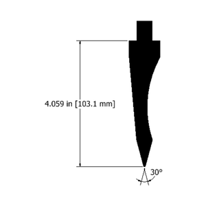 Titan - 30° Acute Angle Punch, 1 Inch