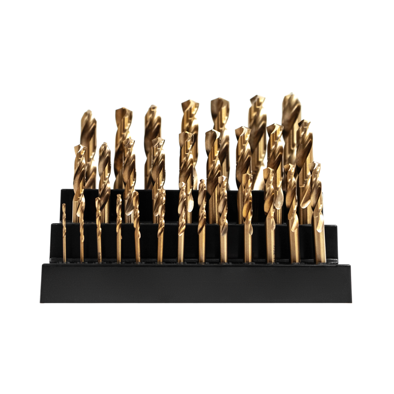 YG-1 Stub Length Drill Index – 29 Piece, 1/16" to 1/2"