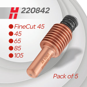 Hypertherm Consumable - Electrode (Pack of 5)