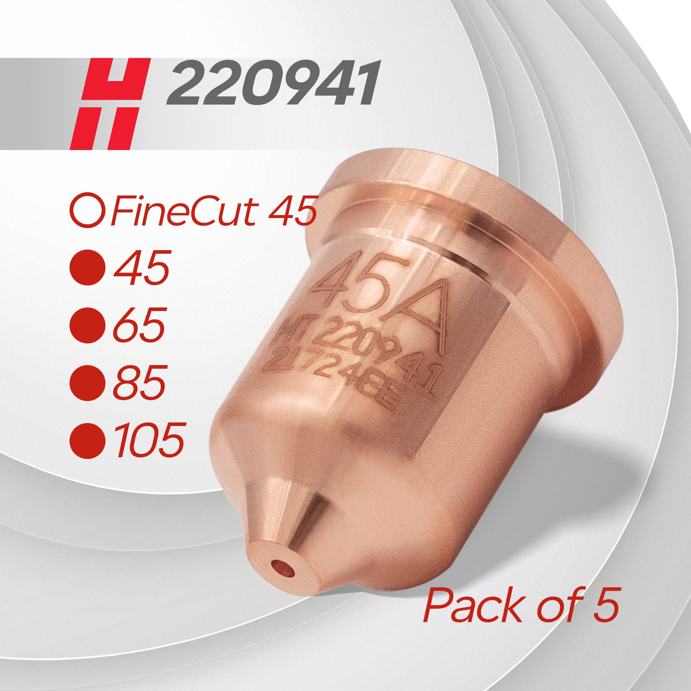 Hypertherm Consumable - Nozzle (Pack of 5)