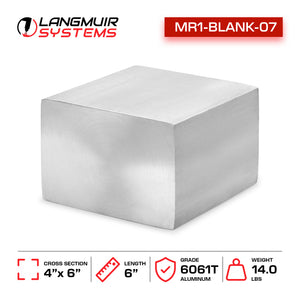 6"x4"x6" 6061-T6 Aluminum Billet