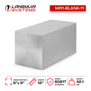 6"x6"x12" 6061-T6 Aluminum Billet