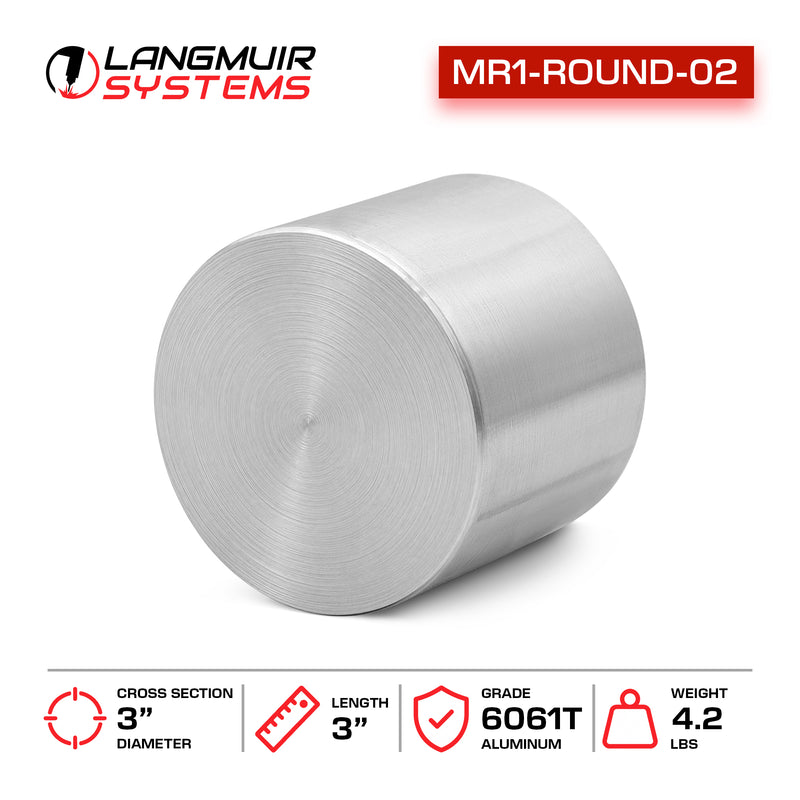 3"x3" 6061-T6 Aluminum Round Stock