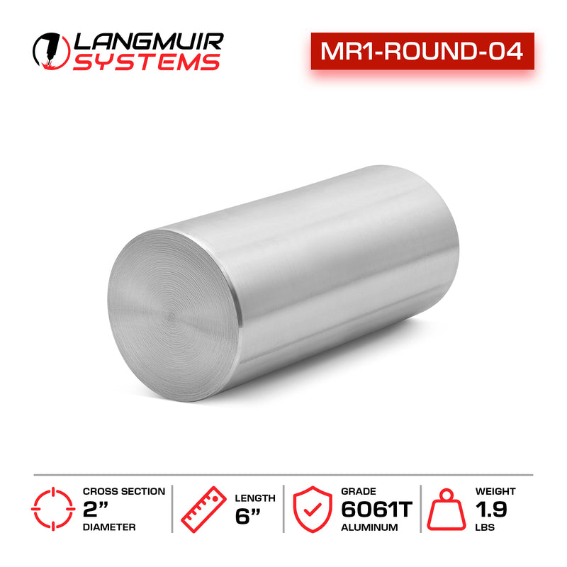 2"x6" 6061-T6 Aluminum Round Stock