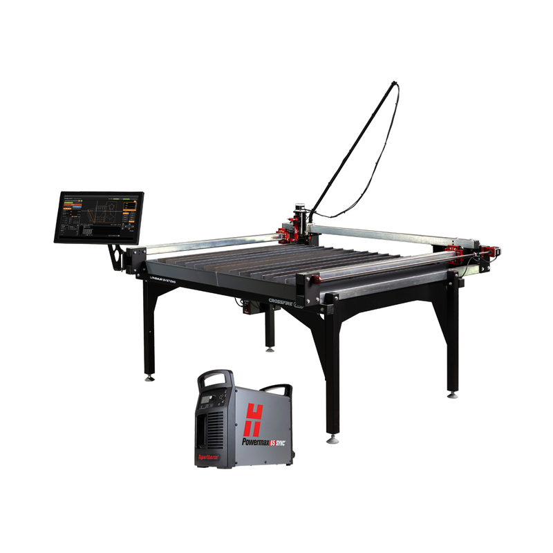 CrossFire PRO MAX CNC Plasma Table – Hypertherm Powermax65 SYNC Package